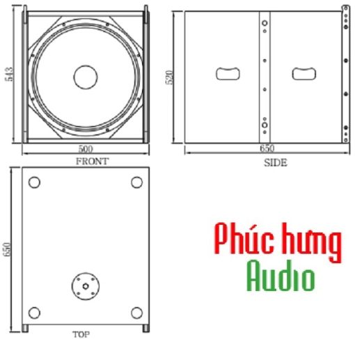 Loa array Admark A3-SUB – Âm thanh sân khấu