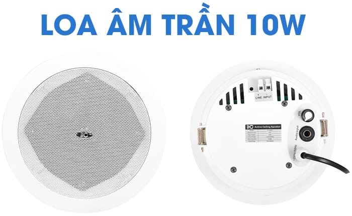 Loa âm trần 10W là loại có công suất định mức đầu ra là 10W Loa âm trần 10W là loại có công suất định mức đầu ra là 10W