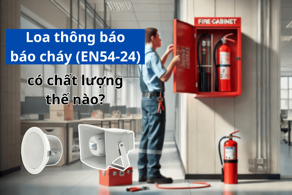 Loa thông báo báo cháy (EN54-24) có chất lượng thế nào?